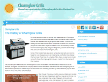 Tablet Screenshot of charmglowgrills.org